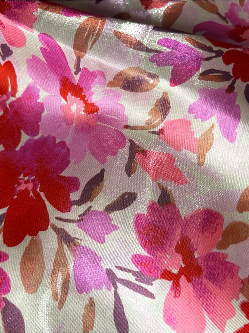 Bonnie Jean Pink & Red Floral Puff-Sleeve Dress - Picture 14 of 16